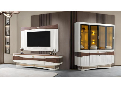 TV Ständer und Vitrine im eleganten Design für Ihr Wohnzimmer