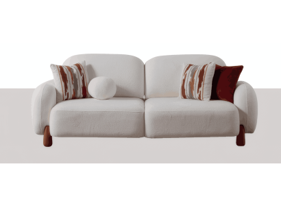 Elegantes weißes Sofa im modernen Design perfekt für jedes stilvolle Zuhause