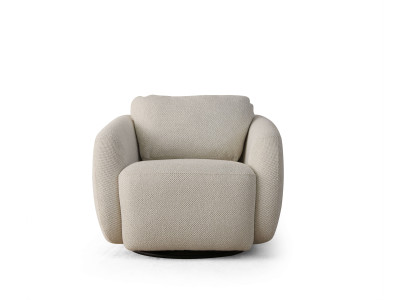 Eleganter Sessel in Beige mit zeitlosem Design