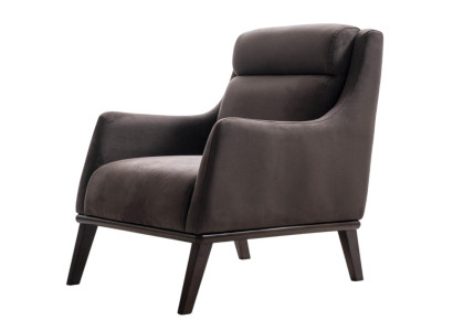 Exklusiver Designer Polstersessel Stoffsessel Moderner Einsitzer
