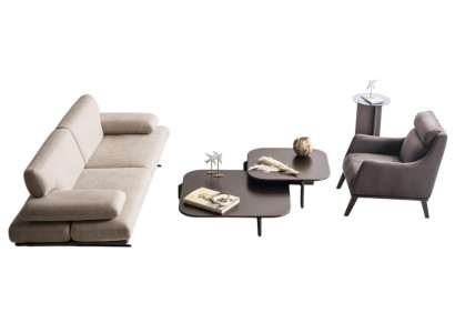 Exklusive Sofa Polstergarnitur Moderner Beistelltisch Couchtisch