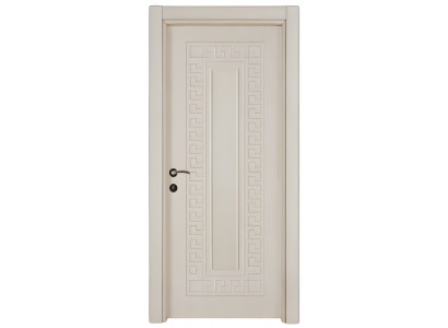 Moderne Beige Wohnungstür PVC-Beschichtung Hochwertige Hoteltüren