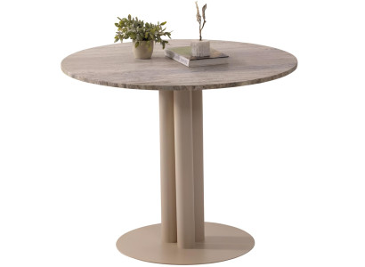 Eleganter Esstisch Designer Marmorplatte Luxuriöse Rundtische Möbel