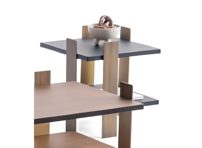 Rechteckiger Designer Beistelltisch Metallgestell Wohnzimmer Tische