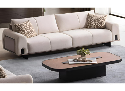 Elegantes 3-Sitzer Sofa mit weicher Polsterung im modernen Design