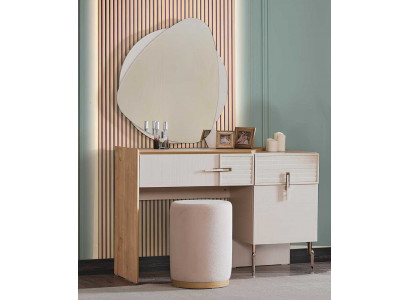 Kosmetiktisch mit Regalen im modernen Stil für das Schlafzimmer
