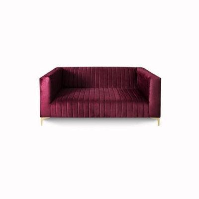 Canapé 2 places méga confortable et élégant en violet sera un accent lumineux dans votre intérieur.