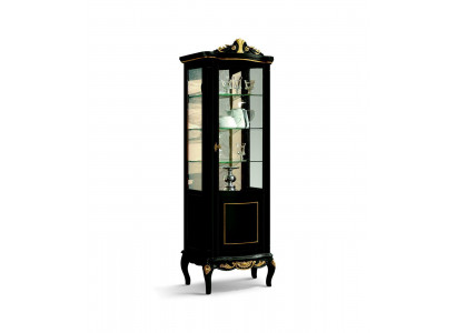 Concepteur italien Chic Mobilier en bois Style baroque Armoire de luxe Vitrine Salon