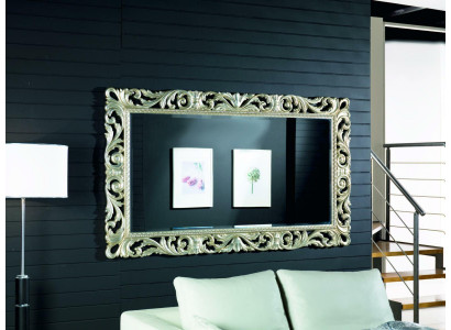 Design de miroir mural de luxe, miroir ancien vintage baroque rococo solide baroque rococo nouveau.