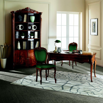 Meubles en bois classiques italiens de luxe Design de bureau Mobilier de bureau