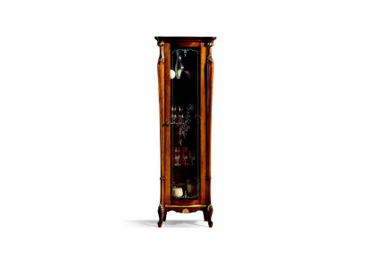 Schick Design Glass Cabinet Wood Classic r Style Baroque Vitrines Meubles Italiens neuf