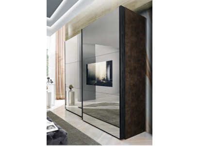 Garde-robe Meubles de chambre en bois massif Italie Armoire en bois massif