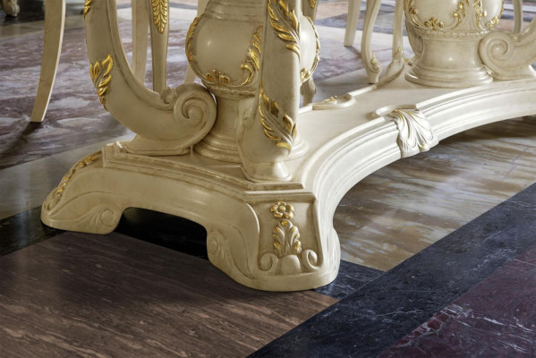 Table de salle à manger de luxe Design italien Mobilier Ameublement Tables Bois massif