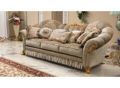 Canapé design Canapé trois places Tissu de canapé Canapé trois places Meubles de chambre Canapés beige.