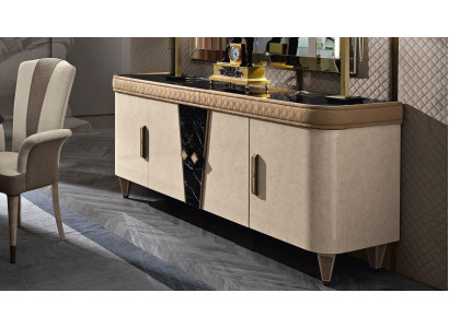 Commode Buffet Buffet Beige Buffets Bois massif Armoire Mobilier Commodes