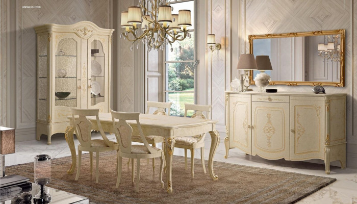 Commode avec miroir Commodes en bois Mobilier Armoire Chambre à coucher Buffet noir