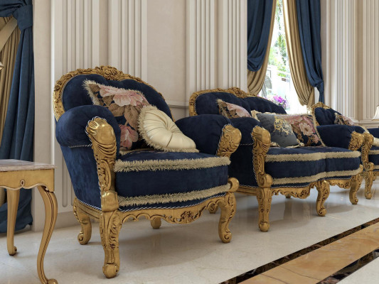 Design classique fauteuil salon canapé une place canapé lounge club hôtel de luxe.