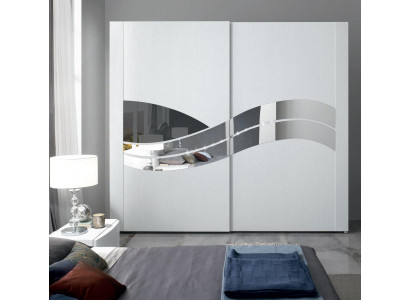 Armoire Armoire en bois de luxe avec portes coulissantes en bois Design Mobilier moderne en bois massif