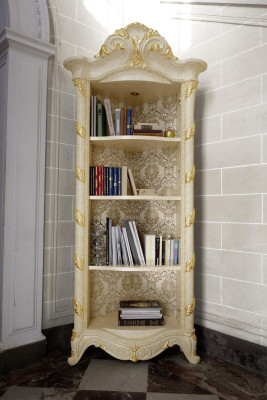 Classique Armoire Bibliothèque en bois nouvelle Étagère de livres Vitrine vitrine cabinet