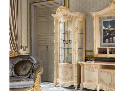 Armoire Buffet Meubles italiens en bois Vitrine Armoire Vitrines Salon