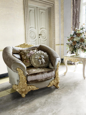 Fauteuil Fauteuil de Luxe Mobilier Salon neuf Canapé une place Canapé Salon Club Hôtel