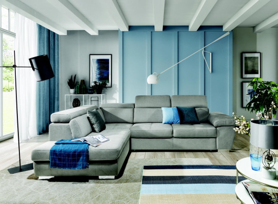 Canapé d'angle Canapé paysage Sofa Canapé Rembourrage Canapé D'angle Suite Textile Designer