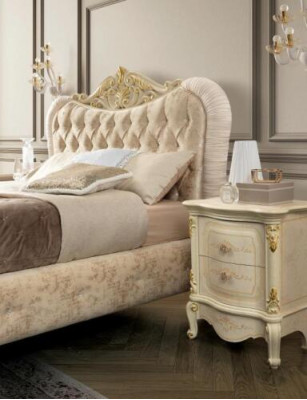 Meubles de lit Lit double Chesterfield Mobilier de chambre Lits de design Italie neuf