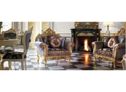 Fauteuil design Art déco en textile pour salon, salon lounge. Nouveau mobilier design luxueux Chaises.