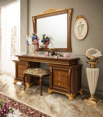 Table de maquillage Design Table en bois Tables italiennes de meuble Console