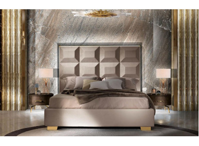Lit Moderne Lits de Luxe Mobilier Chesterfield Hôtel Baroque Chambre Textile