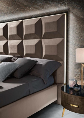 Lit Moderne Lits de Luxe Mobilier Chesterfield Hôtel Baroque Chambre Textile