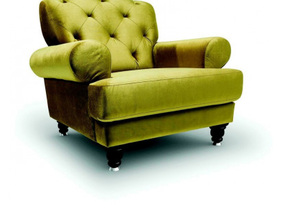 Chesterfield 1 place Fauteuil relax Club Lounge Sofa Chair TV Tapisserie