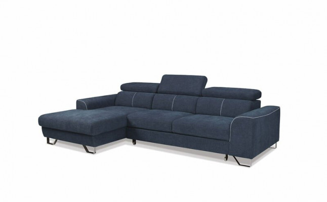 Stylisch, sehr weiches, ultrabequemes Ecksofa in modischem und luxuriösem Bezug