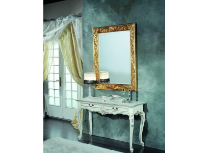 Miroir de design italien Meuble Buffet 93x183cm Baroque Rococo