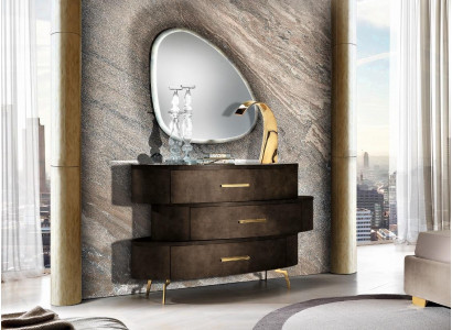 Designer Holzkommode Sideboard Schubladen Sekretär Konsolen Schminktische Tisch