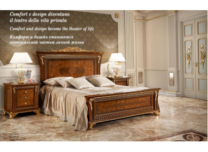Lit double Lits Chambre Conception de lits Bizzotto Meubles Lit en bois massif Lit neuf