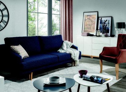 Stylisch, sehr weiches, ultra bequemes Schlafsofa im modernen Stil.