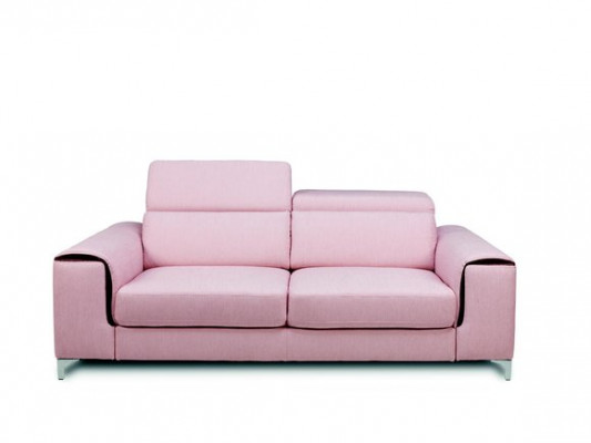 Un canapé 2 places moderne et confortable de couleur rose élégante