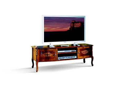 Meuble TV bas TV Armoire Table Salon Bois Meubles Style Baroque