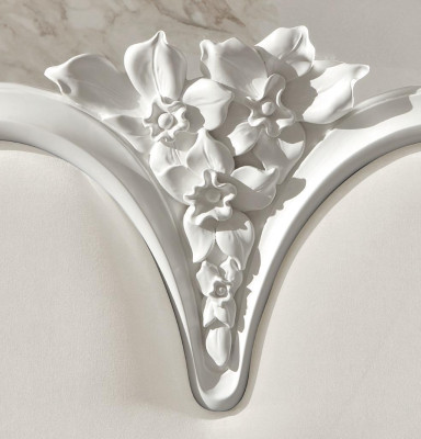 Lit de luxe, lits classiques, cadre de lit double, lit double moderne, lit double moderne blanc.
