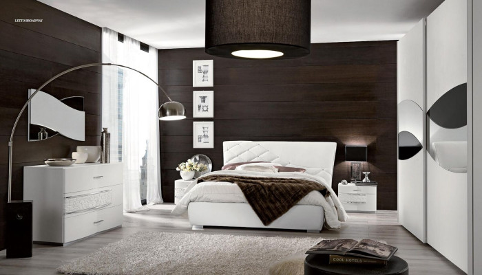 Lit cadre de lit e Cadre de lit Lits Double de luxe Lit double Blanc Design moderne