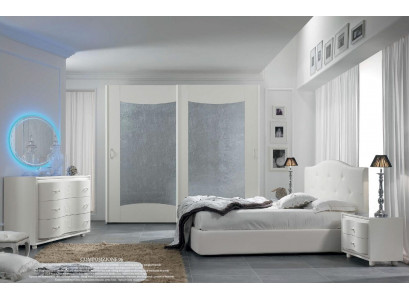 Commode blanche Chambre en bois Meubles Commodes neuves de design italien Bizzotto