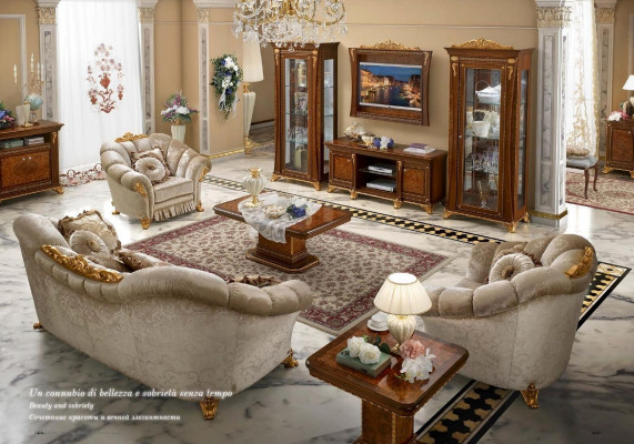 Armoire TV Luxueuse Buffet Commode Armoire de séjour Mobilier Armoires Étagère Bois