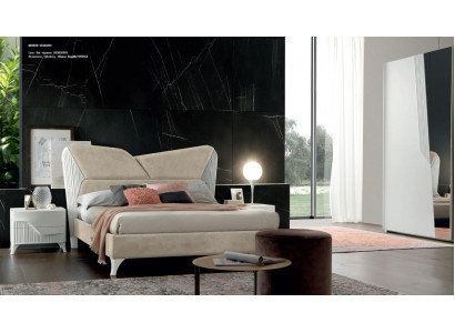 Lit Lits Cadre de lit Bois Chambre double Blanc Moderne Lit double Mobilier neuf