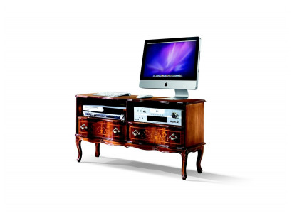 Salle de séjour Mobilier en bois Buffet tv Meuble tv Armoire Baroque neuf