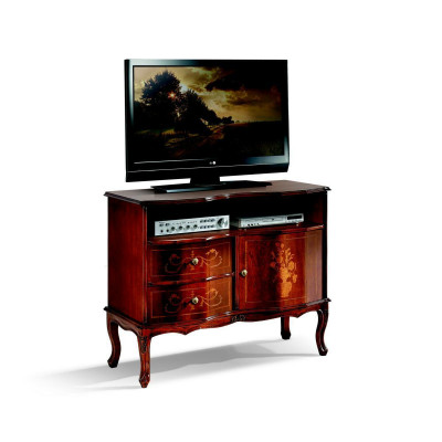 Bahut TV Meuble télé Lowboard Armoire Mobilier italien Salon Mobilier en bois neuf
