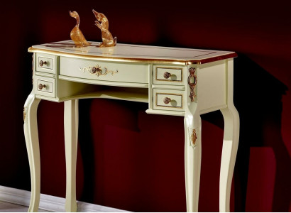 Conception de meubles de luxe Secrétaire de style antique Table baroque Bois Mobilier italien neuf