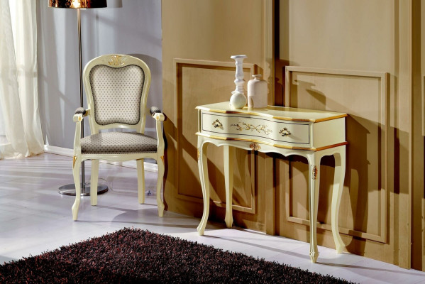 Bois brun Meubles italiens Table console Style de meubles Baroque Consoles de design