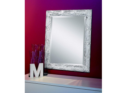 Miroir mural classique en bois avec cadre en bois Miroir de meuble Miroir suspendu Cadre en verre mural