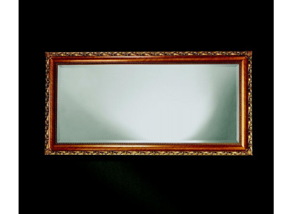 Miroir Bois véritable Cadre en bois fait main Miroir mural Cadre en bois 181x91 Baroque